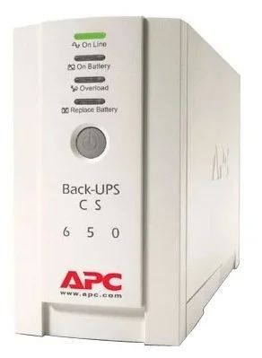 Лот: 14672807. Фото: 1. APC back-ups 650 с аккумулятором. ИБП, аккумуляторы для ИБП