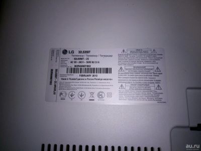Лот: 13360374. Фото: 1. телевизор LG 32LS359T на запчасти. Телевизоры