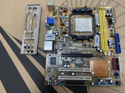 Лот: 15193534. Фото: 1. Материнская плата ASUS M2N-CM... Материнские платы