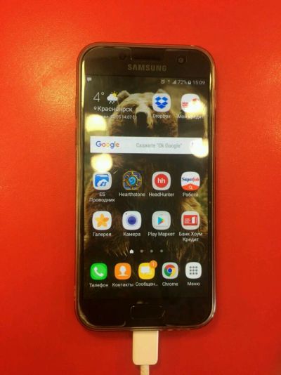 Лот: 9594793. Фото: 1. Samsung galaxy a3 2017. Смартфоны