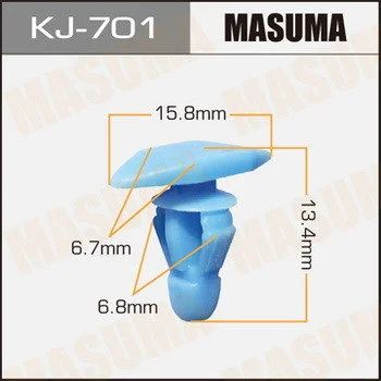 Лот: 11478286. Фото: 1. Клипса крепежная Masuma KJ-701. Кузов