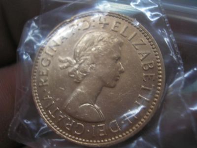 Лот: 8800010. Фото: 1. Пол пенни 1964года. Отличные 2... Великобритания и острова