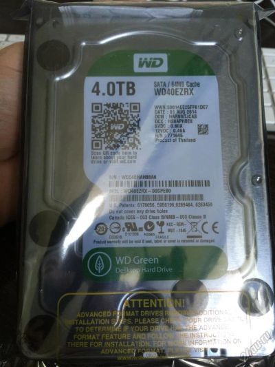 Лот: 5793916. Фото: 1. Винчестер HDD SATA-III 4 Tb WD... Жёсткие диски (HDD)