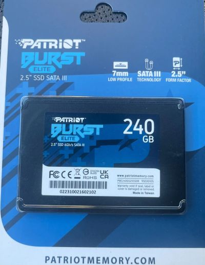 Лот: 22179099. Фото: 1. SSD диск PATRiOT 2.5" Burst Elite... SSD-накопители