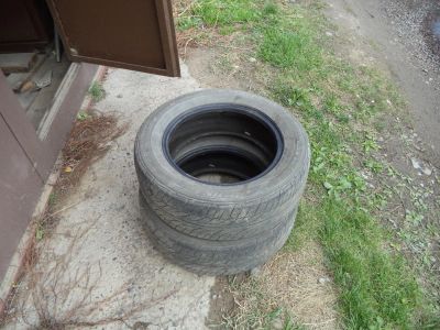 Лот: 4061764. Фото: 1. Два колеса Dunlop Le mans 205... Шины