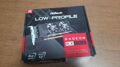 Лот: 25278467. Фото: 1. ASRock AMD Radeon RX 550 Low Profile... Видеокарты