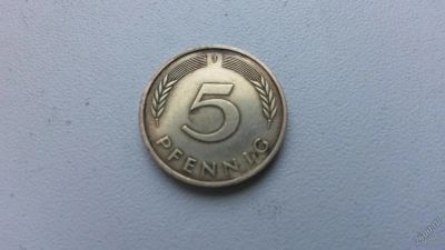Лот: 5548247. Фото: 1. 5 пфеннигов Германия 1988 год... Германия и Австрия