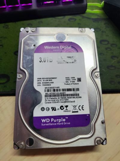 Лот: 20806550. Фото: 1. hdd western digital 3tb. Жёсткие диски (HDD)