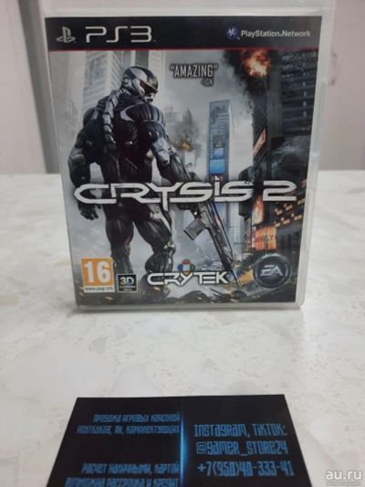 Лот: 18224199. Фото: 1. Crysis 2 . Лицензионный диск Sony... Игры для консолей