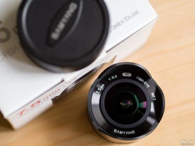 Лот: 9036664. Фото: 1. Samyang 7.5mm f/3.5 UMC Fish-eye... Объективы