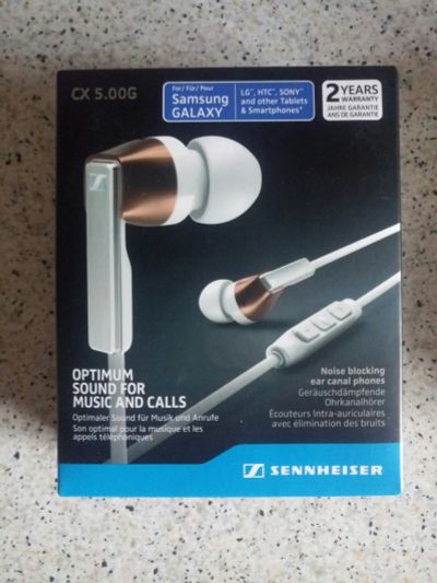 Лот: 10827656. Фото: 1. Наушники Sennheiser CX 5.00G Новые... Наушники, гарнитуры