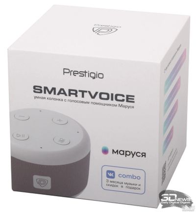 Лот: 18064792. Фото: 1. Умная колонка Prestigio Smartvoice... Умные колонки