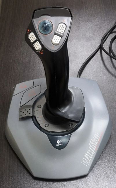Лот: 18372734. Фото: 1. Джойстик Logitech Extreme 3D. Рули, джойстики