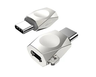 Лот: 20885808. Фото: 1. OTG Hoco UA8 microUSB to Type-c. Дата-кабели, переходники
