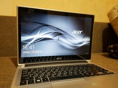 Лот: 11180986. Фото: 1. Сенсорный ультрабук Acer Aspire... Ноутбуки