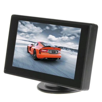 Лот: 4373531. Фото: 1. Автомонитор 4'3 дюйма с камерой... Мониторы, DVD