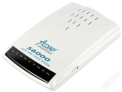 Лот: 290329. Фото: 1. Модем Acorp sprinter@56K prime... Проводные модемы