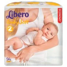 Лот: 4270539. Фото: 1. Подгузники Libero Baby Soft Mini... Детская гигиена