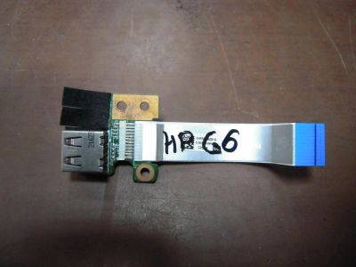 Лот: 8149640. Фото: 1. USB разъем на шлейфе, для ноутбука... Шлейфы, кабели, переходники