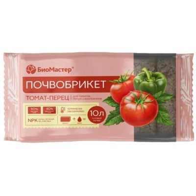 Лот: 24100508. Фото: 1. Грунт Почвобрикет Томат и перец... Грунты, удобрения