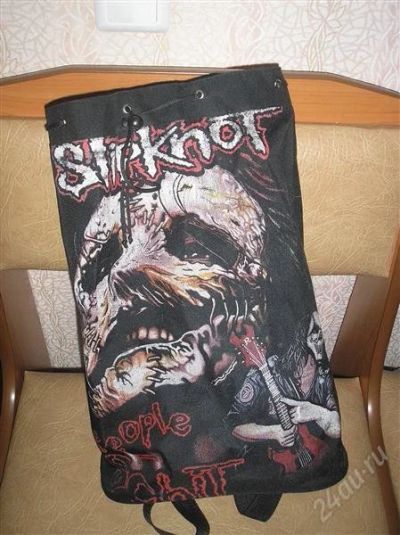 Лот: 767504. Фото: 1. Рюкзак (шм0тник) SLIPKNOT. Другое (одежда, обувь, галантерея)