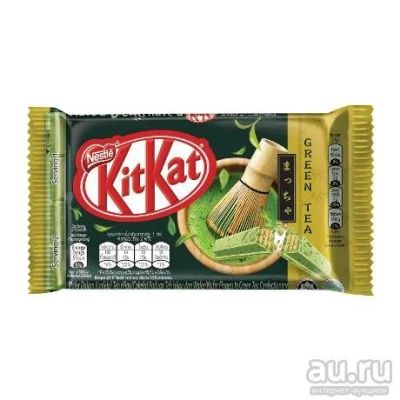 Лот: 13305235. Фото: 1. Kit Kat Green Tea (зеленый чай... Шоколад, конфеты