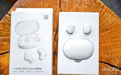 Лот: 13601625. Фото: 1. Xiaomi AirDots . Беспроводные... Наушники, гарнитуры