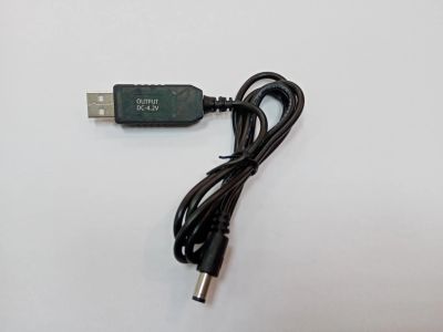 Лот: 19436759. Фото: 1. Кабель USB - штекер 5.5 x 2.1... Дата-кабели, переходники