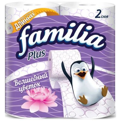Лот: 24106765. Фото: 1. Туалетная бумага Familia, Plus... Средства личной гигиены 