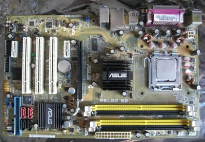 Лот: 3450132. Фото: 1. Материнская плата Asus P5LD2SE... Материнские платы