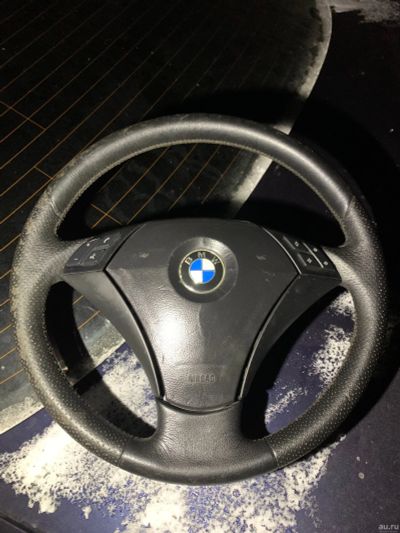 Лот: 18555600. Фото: 1. Руль BMW E60 с подушкой. Салон