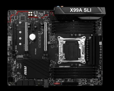 Лот: 11480653. Фото: 1. Материнская плата MSI X99A SLI. Материнские платы