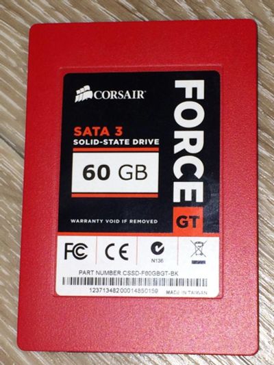 Лот: 9785846. Фото: 1. Ssd Corsair Force gt (sata 3). SSD-накопители