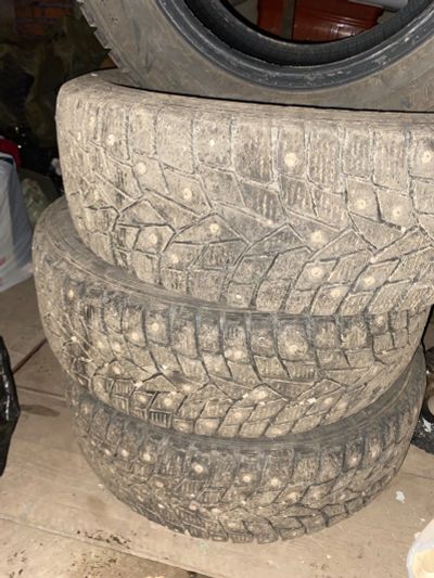 Лот: 21075397. Фото: 1. Зимние шины Dunlop sp winter ice... Шины