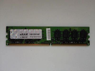 Лот: 4225073. Фото: 1. Оперативная память eRAM 1Gb DDR2-667. Оперативная память