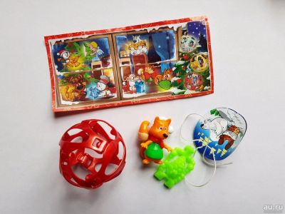 Лот: 12677638. Фото: 1. Киндер 4 и 11 Волшебный свет Рождества... Игрушки