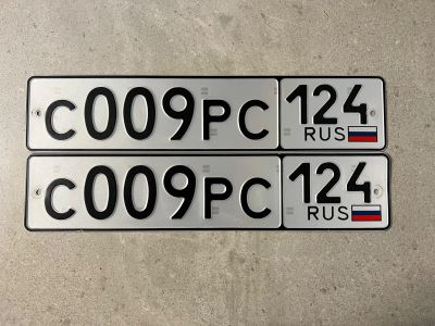 Лот: 21588419. Фото: 1. Продам гос.номер С 009 РС 124. Госномера