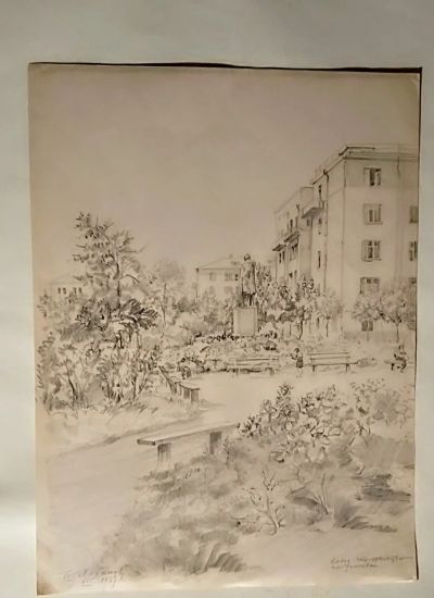 Лот: 25527497. Фото: 1. С.И.Лобанов"Новое строительство... Рисунки, эскизы