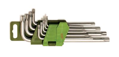 Лот: 25755968. Фото: 1. Ключ TORX-звездочка к-т 9шт (Т... Ручной инструмент