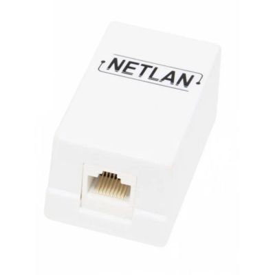 Лот: 7781645. Фото: 1. Настенная розетка Netlan, RJ-45... Сетевые кабели