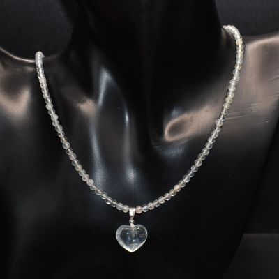 Лот: 21441711. Фото: 1. Чокер с кулоном: Аквамарин. Бразилия. Колье