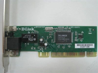 Лот: 1297583. Фото: 1. _PCI сетевая карта D-Link DFE-520TX. Сетевые карты