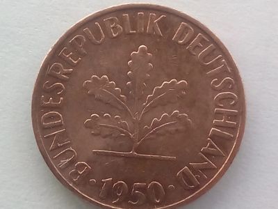 Лот: 15924517. Фото: 1. Монета Германии 1 пфинниг. Европа
