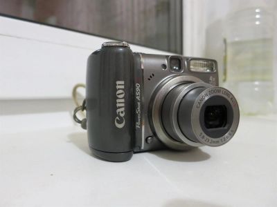 Лот: 3274398. Фото: 1. canon a590 is ( ИДЕАЛ!!! есть... Цифровые компактные