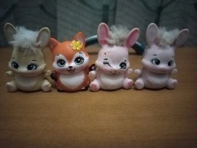 Лот: 25662357. Фото: 1. 4 игрушки Зверята(не Киндеры... Развивающие