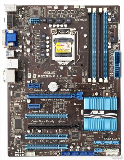 Лот: 15921421. Фото: 1. Отличная плата под LGA1155: Asus... Материнские платы
