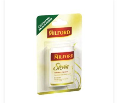 Лот: 24973055. Фото: 1. заменитель сахара Milford Stevia... Диетическое питание
