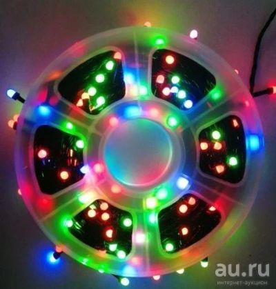 Лот: 14958171. Фото: 1. Уличная гирлянда "Нить" 500LED... Гирлянды, шарики, новогодние аксессуары