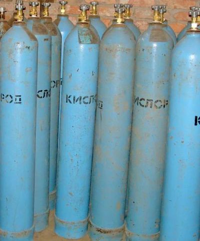 Лот: 6000247. Фото: 1. Кислородный балон. Баллоны, газ в баллонах