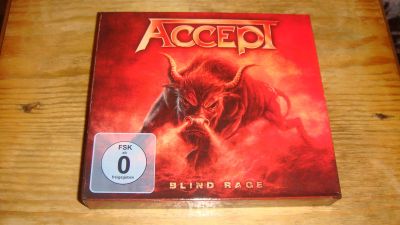 Лот: 16054359. Фото: 1. Accept "Blind Rage" CD+BLU RAY... Аудиозаписи